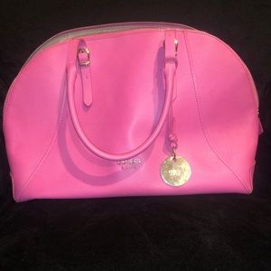 Pink guess luxe purse